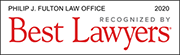 Philip J Fulton Law Office recognized by Best Lawyers 2020
