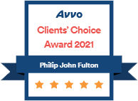 Avvo | Clients' Choice Award 2021 | Philip John Fulton